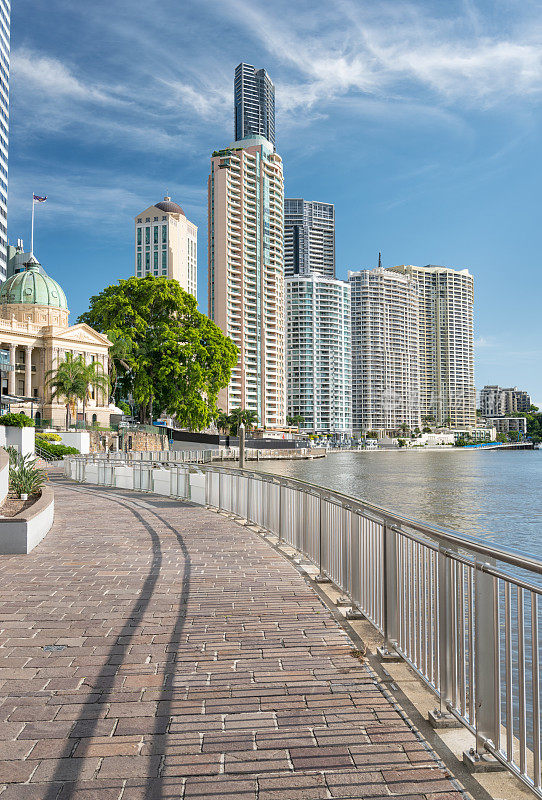 City Reach Boardwalk，布里斯班，澳大利亚